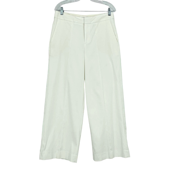 Everlane Wide Leg Trouser Pants Cream Women's Size 0 NWOT - Picture 1 of 4